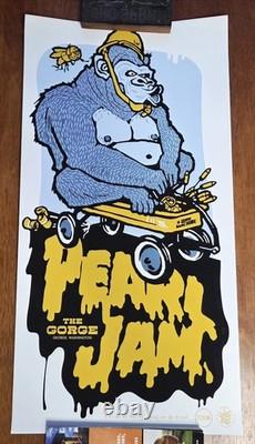 Pearl Jam 2006 The Gorge WA. Concert Poster 26x13 3/8
