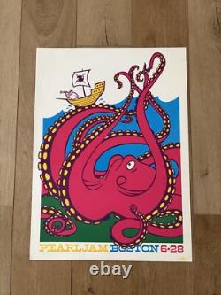 Pearl Jam 2008 Boston Mansfield Ma 6/28/08 Tour Poster Ames Bros