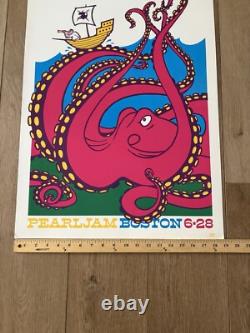Pearl Jam 2008 Boston Mansfield Ma 6/28/08 Tour Poster Ames Bros