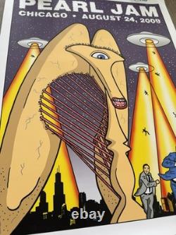 Pearl Jam 2009 Chicago Authentic Poster 24x18