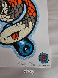 Pearl Jam 2009 Golden Gate Park San Francisco Poster Ames Bros AP Signed