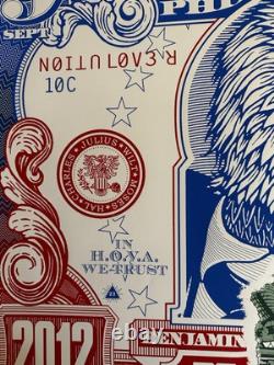 Pearl Jam 2012 Philadelphia Poster AP Ames Klausen Signed/#'d /115 Rare