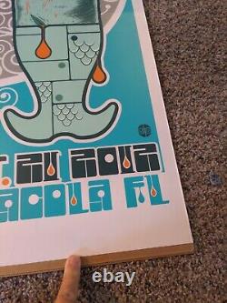 Pearl Jam 2012 Poster Pensacola FL 9-21-12 Deluna Festival