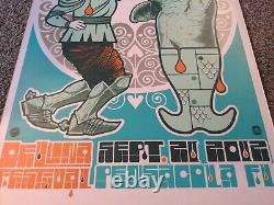 Pearl Jam 2012 Poster Pensacola FL 9-21-12 Deluna Festival