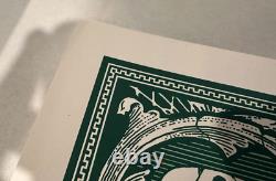 Pearl Jam 2012 Tour Philadelphia, Pa Concert Poster S/n Artist Signed! Bk