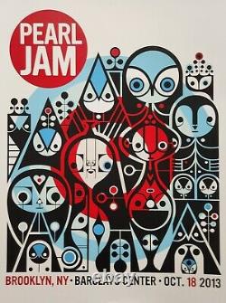 Pearl Jam 2013 Brooklyn NY Night 1 Tour Poster Print Eddie Vedder Flawless