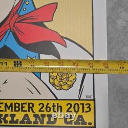 Pearl Jam 2013 Frank Kozik poster print Oakland Oracle Arena 11/26/2013 18x24