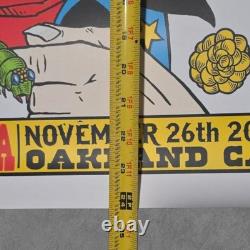 Pearl Jam 2013 Frank Kozik poster print Oakland Oracle Arena 11/26/2013 18x24