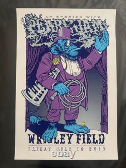 Pearl Jam 2013 Wrigley Field Chicago Concert Poster Ames SHARP