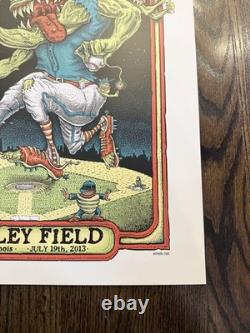 Pearl Jam 2013 Wrigley Field Chicago Concert Poster Emek Monster SHARP