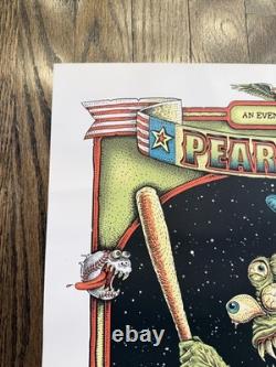 Pearl Jam 2013 Wrigley Field Chicago Concert Poster Emek Monster SHARP