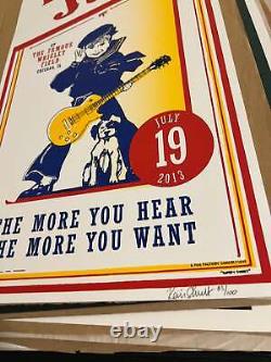 Pearl Jam 2013 Wrigley Field Poster by Kevin Shuss Crackerjack SIGNED SN