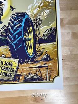 Pearl Jam 2014 Ian Williams poster Moline, IL I Wireless