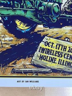 Pearl Jam 2014 Ian Williams poster Moline, IL I Wireless