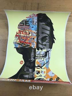 Pearl Jam 2014 Tristan Eaton poster Auckland, NZ Big Day Out