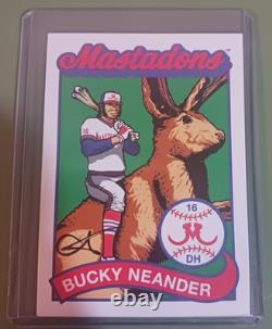 Pearl Jam 2016 Fenway Park Bucky Variant Edition Trading Card Artist Signed