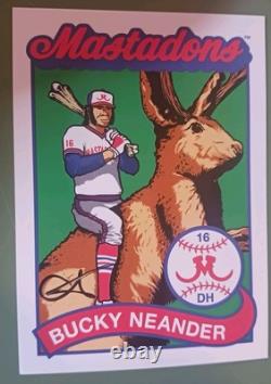 Pearl Jam 2016 Fenway Park Bucky Variant Edition Trading Card Artist Signed