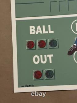 Pearl Jam 2016 Fenway Park'The Catch' Poster Thomas Artist Signed No Edition
