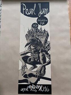 Pearl Jam 2016 Philadelphia Philly 2016 SE Poster Jason Alexander