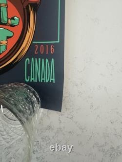 Pearl Jam 2016 Quebec Authentic Poster 12x36 Mike Fudge Hope Totem