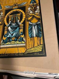 Pearl Jam 2016 Raleigh North Carolina poster by Mike Fudge