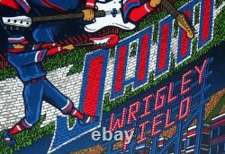 Pearl Jam 2016 Wrigley Field Chicago Poster Brad Klausen Professionally Framed