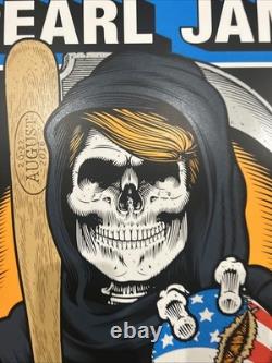 Pearl Jam 2016 Wrigley Field Chicago Poster Sean Cliver Show Edition