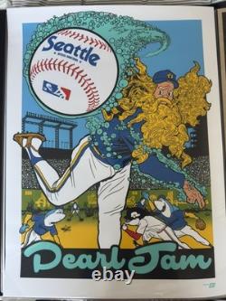 Pearl Jam 2018 Ames Seattle Poster