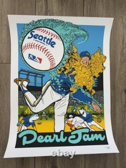 Pearl Jam 2018 Ames Seattle Poster