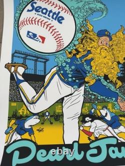 Pearl Jam 2018 Ames Seattle Poster