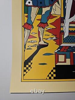 Pearl Jam 2018 Barcelona Official Screen Print Poster 7/10/2018 Van Orton Design