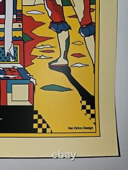 Pearl Jam 2018 Barcelona Official Screen Print Poster 7/10/2018 Van Orton Design
