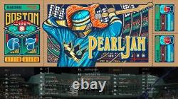 Pearl Jam 2018 Boston Home & Away Shows Poster Print Brad Klausen RARE