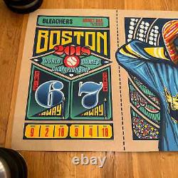 Pearl Jam 2018 Fenway Park Boston USA Original Concert Poster