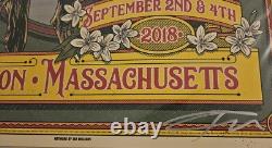 Pearl Jam 2018 Green Variant Ian Williams Fenway Boston Poster AP S/N - #/100