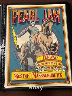 Pearl Jam 2018 Ian Williams Boston Fenway Poster