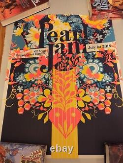 Pearl Jam 2018 Prague, CZ Matt Taylor Poster 07/01/2018