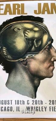 Pearl Jam 2018 Seattle Emek, 2018 Chicago Brain, And Live At Gorge Album Art