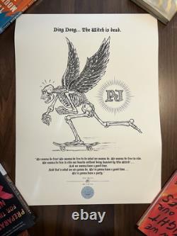 Pearl Jam 2018 Tour Fenway Park Boston MA Poster Ben Brown Wizard Of Oz