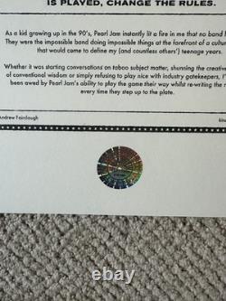 Pearl Jam 2018 Wrigley Field Chicago Poster Andrew Fairclough Show Edition