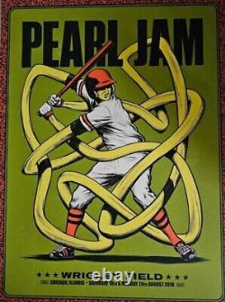 Pearl Jam 2018 Wrigley Field Concert Poster Set 4 Posters All Mint