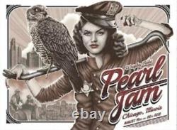 Pearl Jam 2018 Wrigley Field Concert Poster Set 4 Posters All Mint