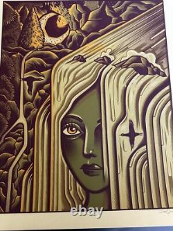 Pearl Jam 2020 Concert Poster Quebec AP Signed/#'d by artist Quiggle