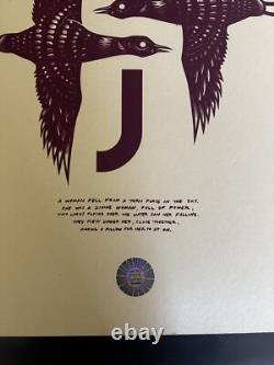 Pearl Jam 2020 Concert Poster Quebec AP Signed/#'d by artist Quiggle