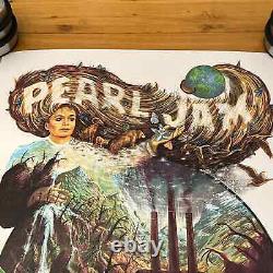 Pearl Jam 2020 Pepsi Center Denver Colorado Original AP Concert Poster Signed