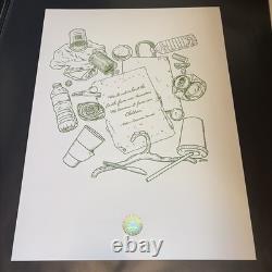 Pearl Jam 2020 San Diego Poster Screen Print Ward Sutton Ames Bros Signed #/100