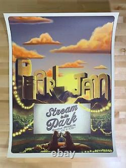 Pearl Jam 2021 Bailey Race poster Missoula, MT