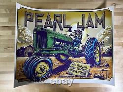 Pearl Jam 2021 Ian Williams poster Moline, IL Streaming Event