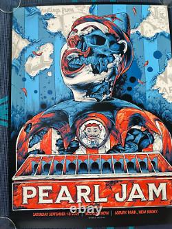 Pearl Jam 2021 Sea Hear Now Concert Event Poster Asbury Park, Nj 9/18/2021