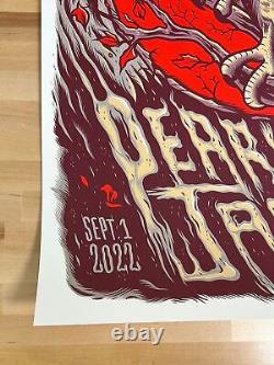 Pearl Jam 2022 Dave Quiggle poster Quebec, Canada